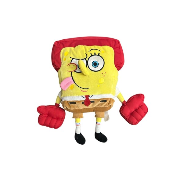 2008 Spongebob Squarepants Karate Plush 11” Nickelodeon Viacom Stuffed Plush - Picture 1 of 9